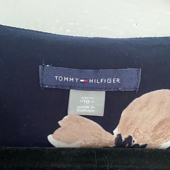 Tommy Hilfiger Sleeveless Dress - Navy and Beige - Picture 2 of 4
